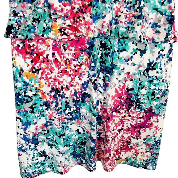 Jessica Simpson Womens Jersey Knit Blouson Above Knee Mini Stretch Dress sz 6 - Picture 11 of 16